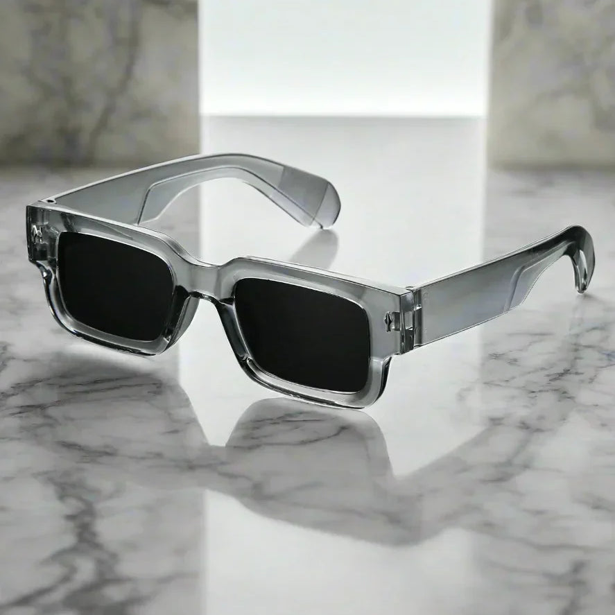 Alex – Obdélníkové sluneční brýle v minimalistickém designu